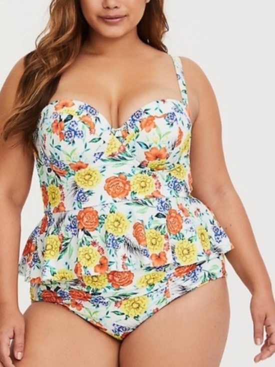 torrid Other - torrid Floral Swim Top